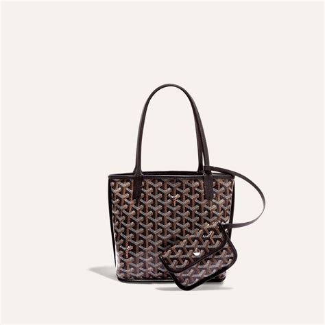 goyard sac anjou mini|authentic Goyard anjou mini black.